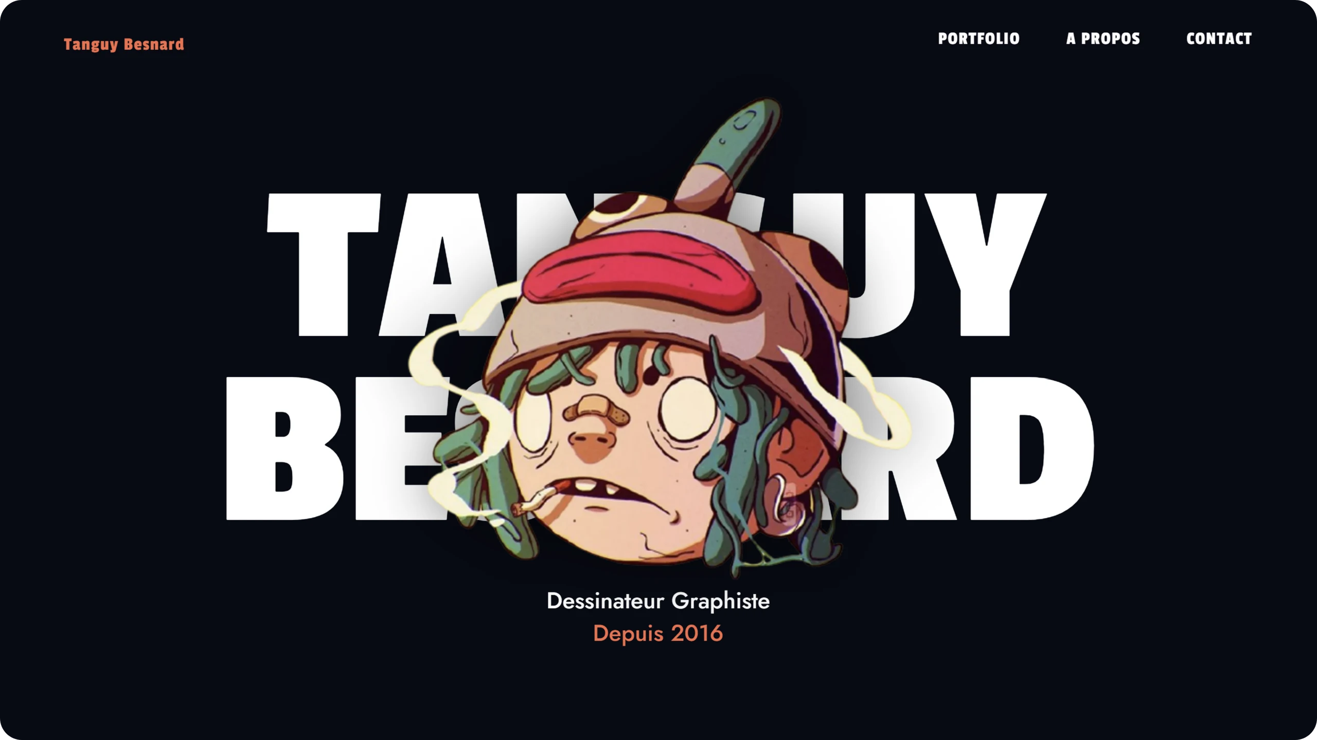 Tanguy Besnard Portfolio Screenshot 1